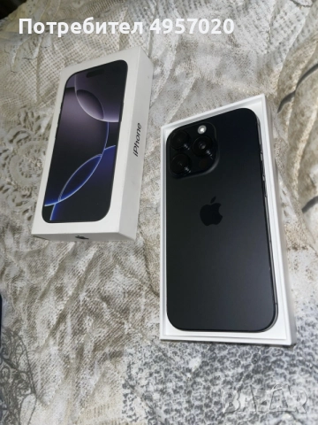 iPhone 16 Pro 128GB Black Titanium 🖤 | 92% Battery | Без ремонти, снимка 2 - Apple iPhone - 56184999
