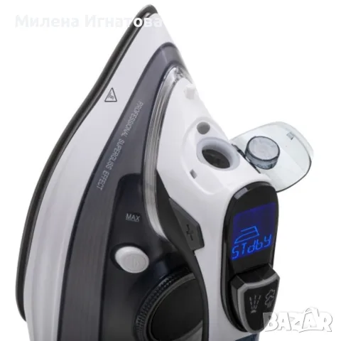 Мощна парна ютия 3000W с LCD дисплей – 11 режима за прецизно гладене, снимка 2 - Ютии - 55907523