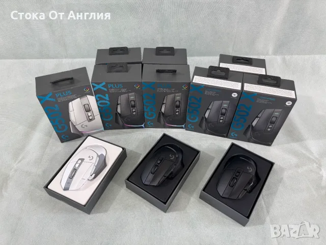 Мишка Logitech G502 X Plus, снимка 2 - Клавиатури и мишки - 52549569