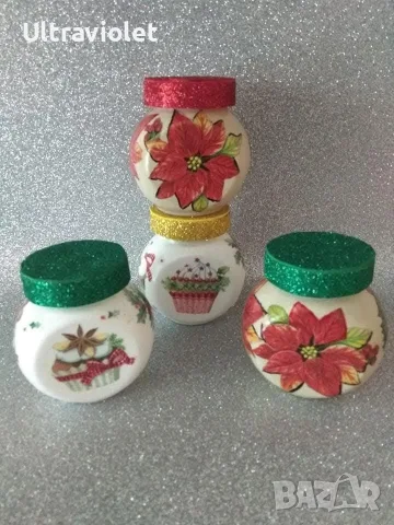 Коледни бурканчета с панерче