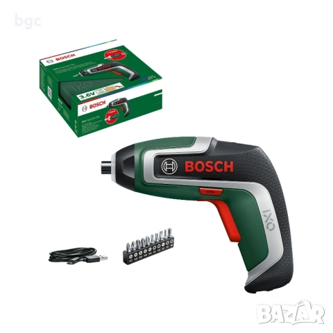 Нова Акумулаторна отвертка Bosch IXO 7 06039E0002, Li-Ion 3.6V, 2.0Ah, 3/5.5Nm, 235 об/мин