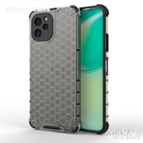Huawei Nova Y61 Силиконов Калъф Honeycomb TPU и Протектор, 19,90 лв, снимка 6 - Калъфи, кейсове - 52732493