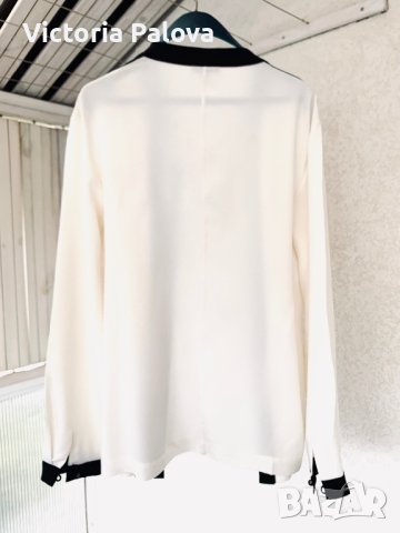 ESKADA vintage копринена риза/блуза, снимка 5 - Ризи - 42629442