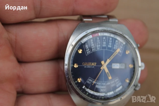 Японски мъжки часовник ''Orient'' вечен календар, снимка 9 - Мъжки - 50645691