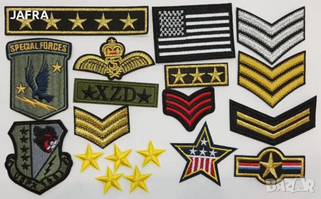 Нашивки, Пачове с Велкро и Топло Лепене, Рок, Военни, Емотикони, Комикс, Фитнес, Пакет 5бр, снимка 12 - Други - 48825380