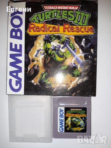 Turtles III Redical rescue DS lite Игри за Нинтендо Game boy advance Game boy color, снимка 1 - Игри за Nintendo - 38842399