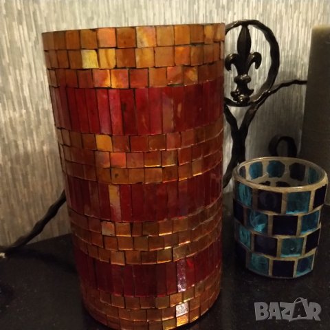  Изумителна кристална  ваза Арт Деко стил "тифани " НАМАЛЕНИЕ, снимка 3 - Вази - 38015505