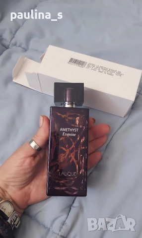 5 броя Lalique Дамски Amethyst, Amethyst exquise, Perles, Lalique Le Parfum, Satin / 100ml EDP , снимка 5 - Дамски парфюми - 35282571