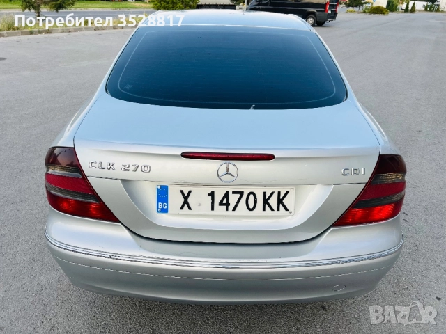 Mercedes Benz CLK 270 CDI Ръчка, снимка 3 - Автомобили и джипове - 52637701