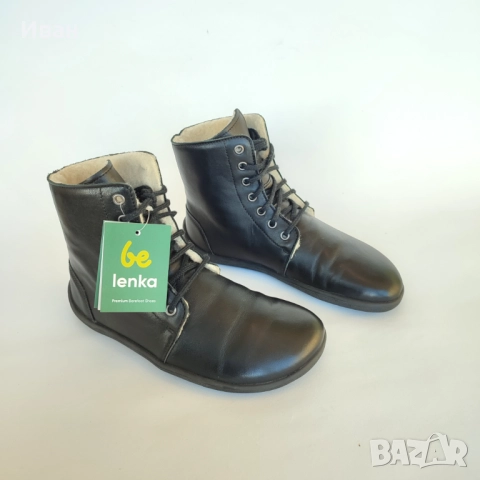 Нови дамски Barefoot боти Be Lenka кожа вълна, снимка 2 - Дамски боти - 52823155