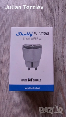 Смарт контакт Shelly Plug S