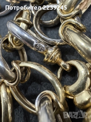 златен ланец, снимка 4 - Колиета, медальони, синджири - 52795711