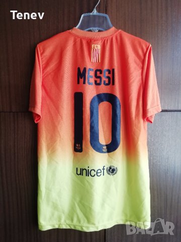 Barcelona Lionel Messi Nike фланелка тениска Барселона Меси размер S, снимка 1 - Тениски - 36595048