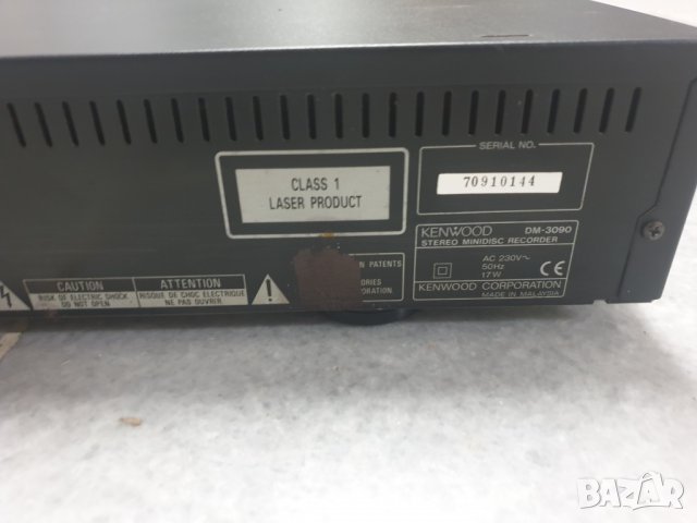 Мини диск Stereo MiniDisc Recorder Kenwood DM-3090 Работи. В много добро състояние.  , снимка 4 - Декове - 34454982