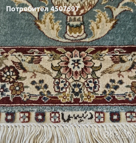 Килим Hereke Копринено Искуство., снимка 10 - Антикварни и старинни предмети - 53035623