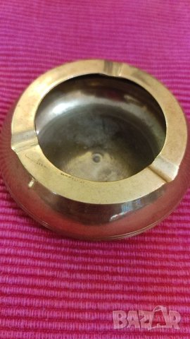 Месингов пепелник. , снимка 5 - Антикварни и старинни предмети - 40721678