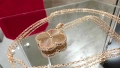 Van Cleef & Arpels VCA Rose Gold Magic Clear Long Vintage Alhambra Clover Дамско Колие, снимка 1