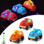 Save Unicorn Tracks Cars Играчки коли диномобили, светещи в тъмното - 3 броя, снимка 1