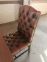 Оригинален луксозен комплект 12 Chesterfield стола с маса от махагон, снимка 7