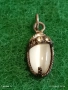 ВИНТИДЖ СТИЛ СРЕБЪРЕН МЕДАЛЬОН с ЛУНЕН КАМЪК МАЙСТОРСКА ИЗРАБОТКА 51137, снимка 2