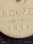 Сребърна монета 6 кройцер 1849г. Австрия пробити за КОЛЕКЦИЯ ДЕКОРАЦИЯ 40118, снимка 4