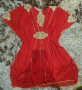 Детска червена рокля за 2-3 год., снимка 6