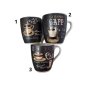 Керамична чаша, COFFEE, 9x11 см, 200ML, варианти, снимка 1 - Чаши - 44294472