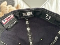 New York Yankees Baseball Hat Cap Fitted 7 1/4 Navy New Era On Field Mens, снимка 7