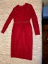 Рокля, дантела, червена, снимка 4