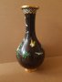 Красива 19ти век Китайска Клазоне бронзова клетъчен емайл ваза, снимка 4