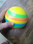 Детска стара българска пластмасова топка за деца, снимка 1