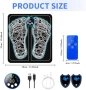 Нов EMS масажор за крака с 8 режима и 29 нива + електродни подложки, снимка 6