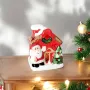 5338 Светеща коледна къщичка с Дядо Коледа или Снежко, снимка 3