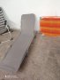 Олекотен шезлонг, сгъваемо легло, туристическо за плаж и градина сив, снимка 1 - Къмпинг мебели - 37622419