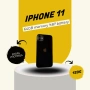 iPhone 11 64 GB Черен – Батерия 87% – С кутия, снимка 1