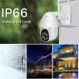 Wifi / IP Куполна камера с 8 диода ( въртяща се ) за външен монтаж, 2MP - Full Hd 1080p, снимка 4