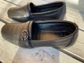 Италиански черни дамски обувки Frau естествена кожа номер 37, снимка 5