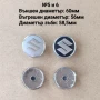 Капачки за джанти Suzuki  Сузуки 54 58 60 мм, снимка 4
