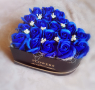 Кутия с вечни рози. Подходящ подарък за абитуриенти , снимка 9