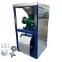 Чугунена месомелачка №32 с електромотор 1500W, стойка, метална фуния и плот, снимка 3