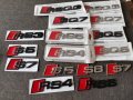 Емблема Ауди AUDI RS4, RS5,RS6,RS7, S8, снимка 4