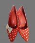 Испански дамски обувки red dot естествена кожа, снимка 3