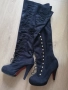 Дамски ботуши много високи (друга ръка, размер 38)., снимка 2