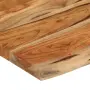 vidaXL Стенен рафт, 60x40x3,8 см, правоъгълен, масив акация, жив ръб, снимка 7