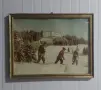 Ретро картина,снимка в рамка и стакло 1970г., снимка 1