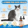Нова Добавка L-лизин за котки + таурин витамини C D3 B, 60ml вкус пиле, снимка 3
