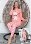 Дамска пижама с дълъг ръкав, снимка 1 - Пижами - 32007182