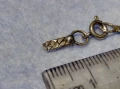 СТАРА СРЕБЪРНА КАРАБИНКА ЗАКОПЧАЛКА За КОЛИЕ ЛАНЕЦ ВЕРИЖКА ГРИВНА СРЕБРО 950 ПРОБА 29153, снимка 2