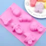 5625 Силиконова форма бебе с 6 бебешки форми, снимка 4
