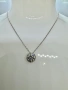 Сребърно колие с мойсанит (диамант) 1 карат, снимка 1